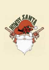 Howdy Santa created by Rhianna Horton