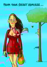 NSFW Valentine's Day Card - Erection created by Bryony Jackson Walters