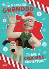 Wallace & Gromit Grandad Christmas Card – Cracking Festive Wishes created by Danilo