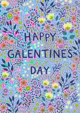 Pretty Galentine's Day Card - Flowers - For Her created by Pear Tree Press