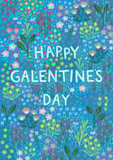 Pretty Galentine's Day Card - Flowers - Floral created by Pear Tree Press