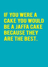 Funny Valentines Day Card - For Significant other- Jaffa Cake created by Redback Cards