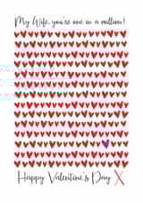 Heartfelt Valentine's Day - For Wife - One In A Million created by The Boy and the Bear