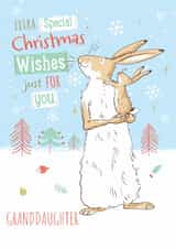 Guess How Much I Love You Christmas Card For Granddaughter created by Danilo