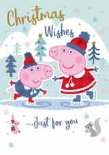 Peppa Pig Christmas Card – Skating Fun created by Danilo
