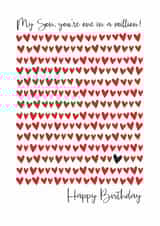 Heartfelt Birthday Card - For Son - Hearts created by The Boy and the Bear