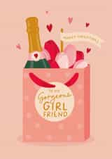 Cute Valentine's Card - For Girlfriend - Romantic Gift Bag created by The Pattern Press