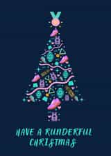 Cute Christmas card for your running friends and loved ones! created by Better for a run