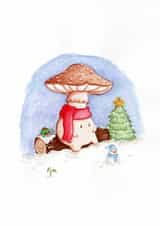 Cute Christmas card for loved ones created by Bubba & Bean