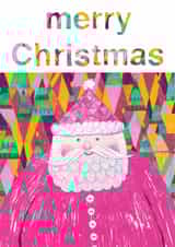 A cute folksy Father Christmas created by YouBloom