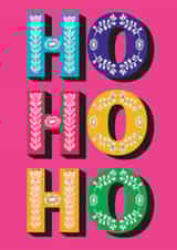 A contemporary styled Christmas card. created by YouBloom