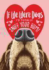 Funny Valentine's Day Card - Sniff Your Bum created by Atwood & Atwood