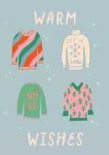 Warm Wishes Christmas Jumpers created by Abi Bryan