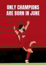 MO SALAH LIVERPOOL FC CHAMPIONS ARE BORN IN JUNE created by DanAllen20