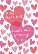 Cute Valentine's Day Card - Fiancé/Fiancée created by Sticky Tape Kate 