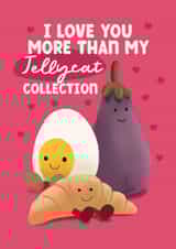 Cute Valentine's Day Card - Jellycat Collection created by Giddy Kipper