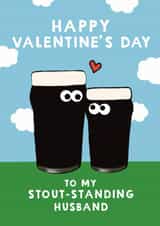 Cute Valentine’s Day - For Husband - Guinness created by Giddy Kipper