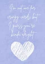 A not so cringy card for your not so cringy significant other created by Aimee Jane