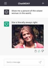 Personalised Mothers Day Photo Card created by Evie Garnett Designs - Funny Mother’s Day Card - ChatGPT - Wisest Woman In The World