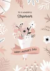 Classic Mother's Day Card - Wonderful Stepmum created by Evie Garnett Designs