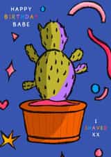 Funny Birthday Card - Shaved created by Freya Niamh Design