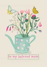 Classic Mother's Day Card - Watering Can - Flowers created by Nici Gabriel Designs