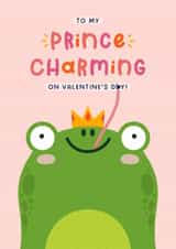 Cute Valentine's Day Card - For Him - Prince Charming created by Joanne Hawker