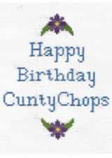 Rude Birthday Card - Happy Birthday Cunty Chops created by You've Got Thread On You