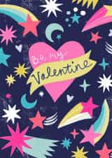 Cute Valentine's Day Card - Shooting Stars created by Sticky Tape Kate 