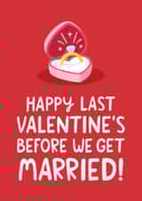 Cute Valentine's Day Card - Before We Get Married - Ring created by The Cake Thief