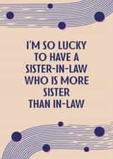 Heartfelt Birthday Card - For Sister-In-Law - Classic Design created by SixElevenCreations