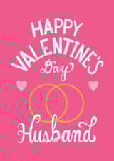 Classic Valentine's Day Card - Husband - Wedding Rings created by Angelicabydesign