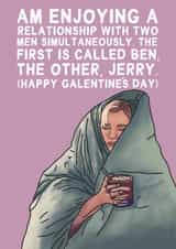 Funny Galentine's Day Card - Bridget Jones - Ben And Jerry created by Sarah Harding