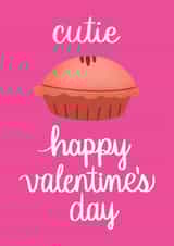 Cute Valentine's Day Card - Cutie Pie created by Angelicabydesign