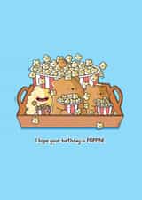 Cute Birthday Card - Pop Corn created by Toastedink