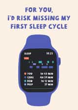 Cute Valentine's Day Card - Sleep Cycle - Watch created by @tikkled.pink