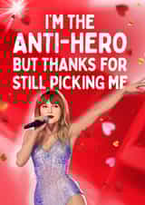 Fun Valentine's Day Card - Taylor Swift - Anti-Hero created by Mrs Best Paper Co.