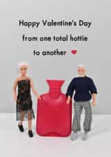 Cute Valentine's Day Card - Total Hottie created by Bold & Bright Cards