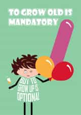 Funny Rude Birthday Card - For Her - Naughty Balloons created by Versed Aid