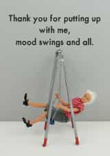 Funny Valentine's Day Card - Mood Swings created by Bold & Bright Cards