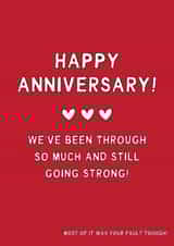 Funny Anniversary Card - Still Going Strong created by Gem Draws Stuff