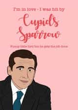 Fun Valentine's Day Card - Michael Scott - The Office created by Pickle Muffin Prints