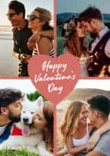 Personalised Valentines Day Photo Card created by Spark and Wild - Classic Valentine's Day Card - Heart - Happy Valentine's Day