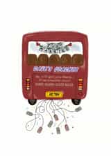 Funny Gavin and Stacy ‘Just Married’ Congratulations wedding card created by 25Seven