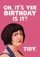 Funny Birthday Card - Nessa - Gavin And Stacey created by Giddy Kipper