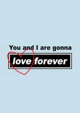 Fun Valentine's Day Card - Oasis - Love Forever created by Of Life & Lemons Ltd.