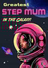 Retro Birthday/Mother's Day Card - For Stepmum - Greatest created by Rocket68