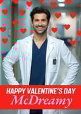 Fun Valentine's Day Card - McDreamy - Grey's Anatomy created by CC Designs