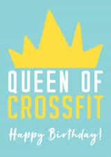 Fun Birthday Card - For Her - CrossFit Queen created by Fierce Females Club