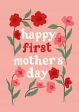 Pretty Mother's Day Card - New Mum - Flowers created by Jessie Maeve Studio